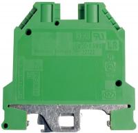 6PGJ1 Grounding Block, 600V, Green/Yellow