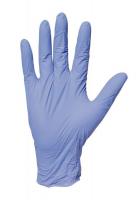 6PHK4 Disposable Gloves, Nitrile, M, Blue, PK100