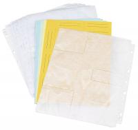 6PKK5 CD/DVD Binder Page Refills, 2-Sided, PK10