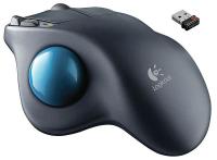 6PKP1 Trackball Mouse, Wireless, Optical, Black