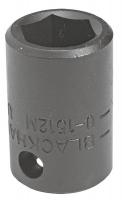 6PLR1 Impact Socket, Deep, 3/8 Dr, 12mm x 2.8 In