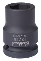 6PLU7 Impact Socket, 1/2 Dr, 6 Pts, 5/8 x1-1/2 In