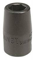 6PMC7 Impact Socket, 1/2 In Dr, 6 Pts, 27mm x2 In