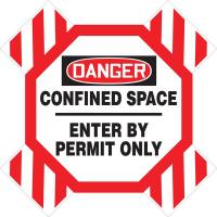 6PPG2 Danger Sign, 11-1/2 x 42In, R and BK/WHT