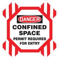 6PPG3 Danger Sign, 11-1/2 x 42In, R and BK/WHT