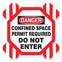 6PPG4 Danger Sign, 11-1/2 x 42In, R and BK/WHT