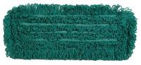 6PVU6 Dust Flat Mop, 24 In., Green