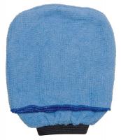 6PVX4 Cleaning Mitt, Microfiber, Blue