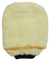 6PVX7 Cleaning Mitt, Microfiber, Yellow