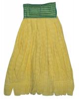 6PVY5 Loop End Finish Mop, Medium, Yellow
