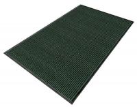 6PWF3 Entrance Mat, Yarn/PVC, Green, 6x60 ft.