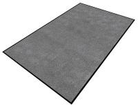 6PWP0 Entrance Mat, Yarn/PVC, Charcoal, 2x3 ft.