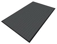 6PXA9 Entrance Mat, Yarn/PVC, Charcoal, 3x60 ft.