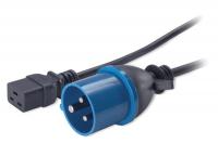 6PYD9 Power Cord, C19 to IEC 309 16A, 8.2Ft, 16A