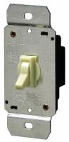 6PYH9 Dimmer, Toggle, 600W, 1-Pole, Incandes, Ivory