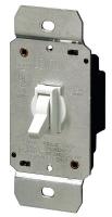 6PYJ0 Dimmer, Toggle, 600W, 1-Pole, Incandes, White