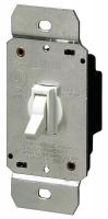 6PYJ2 Dimmer, Toggle, 600W, 3-Way, Incandesc, White