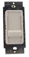 6PYJ6 Dimmer, Slide to Off, 600W, 1-Pole, White