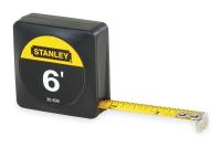 6R051 Measuring Tape, 6 Ft x 1/2 In, In/Ft