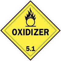 6R666 Vehicle Placard, Oxidizer 5.1