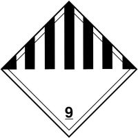 6R678 Vehicle Plcard, Misc. Hazardous Materials