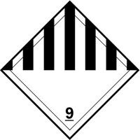 6R726 Shipping Labels, 4 In, Black/White, PK500