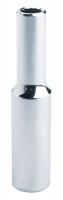 6RCF5 Socket, Deep, 1/4 In Dr, 12 Pt, 8mm, 50.5mm L