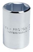 6RCR4 Socket, 1/2 In Dr, 6 Pts, 8mm, 37.8mm L