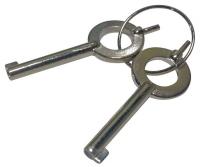 6REU2 Standard Handcuff Key, PK10