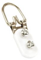 6REY5 D Ring Hanger, Steel, 2 Hole, PK 2