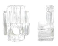 6REZ7 1/4 inch Fancy Plastic Mirror Clip, PK4
