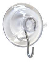 6REZ9 Hook Suction Cup Large Clear 3 pk