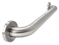 6RGG6 Grab Bar, SS, Silver, 24In L, 1-1/2In Dia.