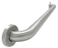 6RGG7 Grab Bar, SS, Silver, 36In L, 1-1/2In Dia.