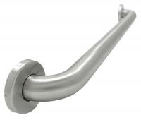 6RGG8 Grab Bar, SS, Silver, 42In L, 1-1/2In Dia.