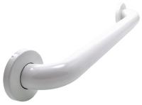 6RGH6 Grab Bar, SS, White, 36In L, 1-1/2In Dia.