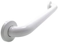 6RGH7 Grab Bar, SS, White, 42In L, 1-1/2In Dia.