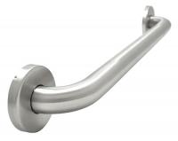 6RGJ6 Grab Bar, SS, Silver, 36In L, 1-1/4In Dia.