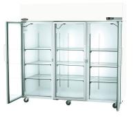 6RGX6 Refrigerator, Pass Thru, 85 CF, Glass/Solid