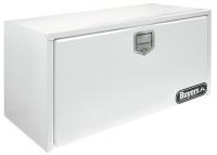 6RHN1 Underbody Truck Box, 24Wx18 Dx18 In H, Wht