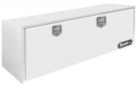 6RHN5 Underbody Truck Box, 60Wx18 Dx18 In H, Wht
