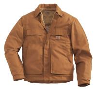 6RHU7 Flame-Resistant Jacket, Insulated, Brown, L