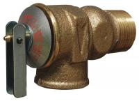 6RKF1 Safety Relief Valve, 3/4 In, 30 psi, Brass