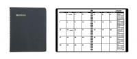 6RMJ5 Planner, Monthly, 6-7/8 x 8-3/4in, Black