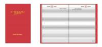 6RMJ8 Planner, Daily, 5-3/4 x 8-1/4in, Red