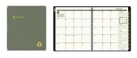 6RMK0 Planner, Monthly, 9 x 11in, Black