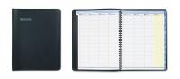 6RMK1 Planner, Monthly, 8-1/4 x 10-7/8in, Black