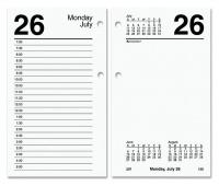 6RML7 Desk Calendar Refill, Daily, 3-1/2x6, White