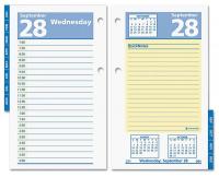 6RMN0 Desk Calendar Refill, Daily, 3-1/2x6, White