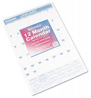 6RMP9 Wall Calendar, Monthly, 15-1/2 x 22-3/4 In